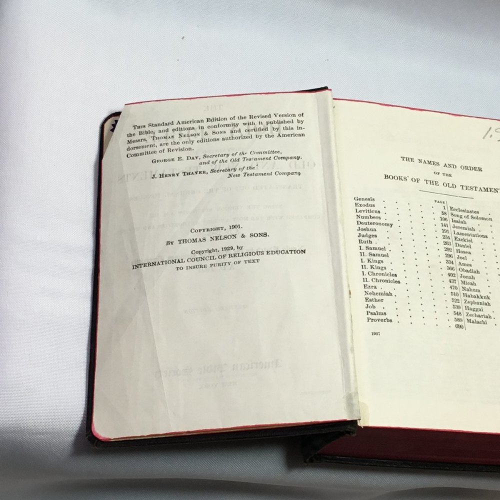 Holy Bible, 1929 American Bible Society Translated Original Tongues, Leather - Picture 6 of 10